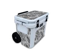 Peau brillante des paillettes compatible avec Yeti Roadie 32 Roller a roues - Viper urbain - Premium 3M Vinyl Protective Wrap Decal Cover - Facil