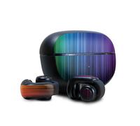Peau compatible avec les couteurs Bose Ultra Open - Rainbow Stries - Premium 3M Vinyl Protective Wrap Decal Cover - Facile appliquer | Fabriqu