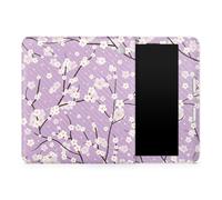 Peau comprim en fibre de carbone compatible avec Kobo Libra 2 (2023) - Sakura Purple - Premium 3M Vinyl Protective Wrap Decal Cover - Facile a