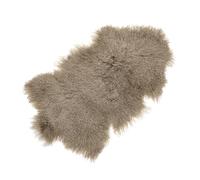 Peau d’agneau du Tibet pour sièges gris pierre 90x5x55 cm