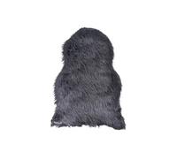 Peau d'agneau artificielle grise 50 x 85 cm