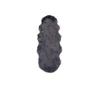 Peau d'agneau artificielle grise 60 x 180 cm