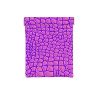 Peau d'alligator Crocodile Rose, Sac de Rangement pour Femmes, Portefeuille supérieur à Presser, Petit Porte-Monnaie, Pochette de Changement