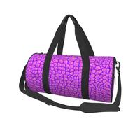 Peau d'alligator Crocodile Rose, Sac de Voyage de Grande capacité, Sac à Main Rond, Sac de Voyage de Sport, fourre-Tout, Sac de Fitness
