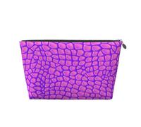 Peau d'alligator Crocodile Rose, Trousse de Toilette Trousse de Maquillage Sac à cosmétiques Trousse de Toilette de Voyage Portable