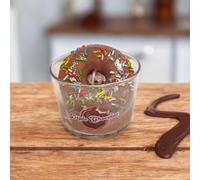Peau d'âne - Bougie gourmande donut sans bijou - Triple chocolat - 150g