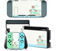 Peau d'autocollant Animal Crossing ,pour Nintendo Switch NS Console Dock, chargeur ,support, support Joycon contrôleur peau(5516)