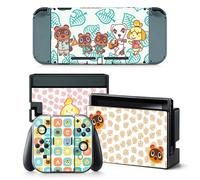 Peau D'autocollant De Protection D'écran Animal Crossing ,Pour Nintendo Switch Ns Console Dock, Chargeur, Support, Support Joycon Contrôleur Peau (5540)