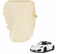 Peau de Chamois Voiture,Peau de Chamois,Naturelle Chamoisée Cuir Véritable Verre Miroir Vitre,Chiffons de Nettoyage Doux Non Pelucheux Peau de Chamois,pour Nettoyer Voitures,Meubles,Lampes,40 X 60cm