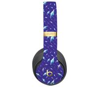 Peau de fibre de carbone de Mighlyskins pour Beats Studio 3 Wireless - Crystal Gemstones | Finisque en fibre de carbone textur e durable protectr