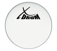 Peau de Grosse Caisse Coated XDrum 22" (blanc, couche de Mylar rugueuse, son ouvert et chaud avec attaque discrète et sustain long)