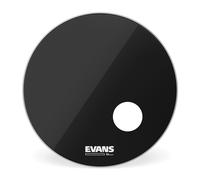 Peau de grosse caisse r sonante noire Evans EQ3 18 pouces