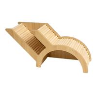 Peau de Hamster, cachette de Hamster 12x5, 7x4, Peau en Bois avec échelle secrète, Tunnel Hangar ventilé, Accessoires Cage Tunnel Repos, Maison