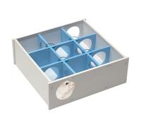 Peau de hamster multi-chambres, peau de labyrinthe de hamster | Tunnel labyrinthe à 9 chambres | Jouets de jeu spacieux pour l'exploration des tunnels, cachettes multi-pièces pratiques pour petites ra