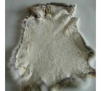 Peau de lapin naturelle, peau de lapin entière, duveteuse, DIY, pour la confection de vêtements, coussins, décoration intérieure, accessoires vestimentaires, haute qualité noir