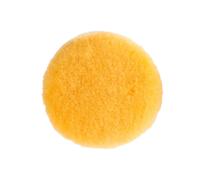 Peau de mouton naturelle Pro Ø 150 mm jaune auto-agrippante MIRKA