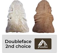 Peau de mouton véritable Peau d'agneau Peau d'agneau claire 2e choix Bonnes affaires 90cm -100cm