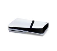 Peau de protection pour console en fibre de carbone Autocollants pour PS5 Pro Console Host Bande autocollante centrale Décalcomanies Accessoires pour Consoles de Jeux (Noir)