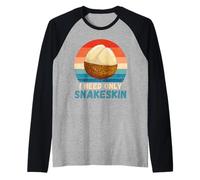 Peau de Serpent rétro Vintage I Need Only Snakeskin Food Lover Manche Raglan
