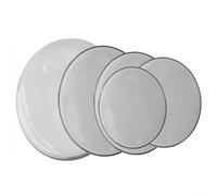 Peau de tambour contrôlée par le son avec capuchon de 0 188 mm d'épaisseur et cadre en aluminium, noyau en fer améliore la stabilité, convient pour une pratique silencieuse et diverses configurations