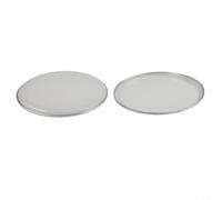 Peau de tambour d'entraînement à deux plis en maille silencieuse à faible volume contrôlé pour batterie de 15,2 cm, 25,4 cm, 30,5 cm, cadre en aluminium, accessoires de rechange blancs (30,5 cm)