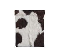 Peau De Vache Abstrait Afrique Animal Noir, Sac de Rangement pour Femmes, Portefeuille supérieur à Presser, Petit Porte-Monnaie, Pochette de Changement