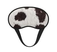 Peau de vache abstraite Afrique Animal Noir,Masques de sommeil occultants, cache-yeux couvrants, masques de sommeil anti-lumière