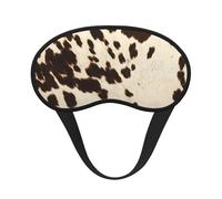 peau de vache brune,Masques de sommeil occultants, cache-yeux couvrants, masques de sommeil anti-lumière