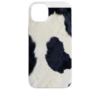 Peau de Vache Holstein Cool Farm Animal Hide Coque pour iPhone 14 Plus