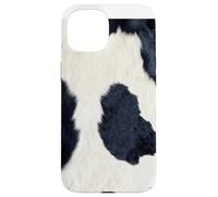 Peau de Vache Holstein Cool Farm Animal Hide Coque pour iPhone 15