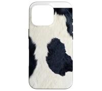 Peau de Vache Holstein Cool Farm Animal Hide Coque pour iPhone 16 Pro