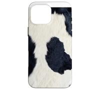 Peau de Vache Holstein Cool Farm Animal Hide Coque pour iPhone 16 Pro Max