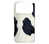Peau de Vache Holstein Cool Farm Animal Hide Coque pour iPhone 17 Pro