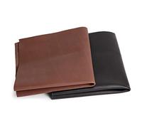 Peau de vache | Marron | Cuir fleur partiellement poreux, légèrement ciré | Pièces de cuir prédécoupées | Maroquinerie, pour l'artisanat, le rembourrage, la décoration | Format A4