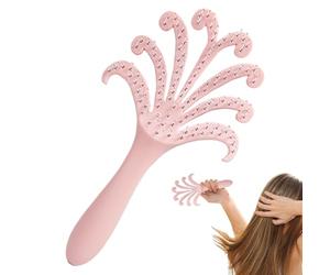 Peau Démêloir, Brosse Octopus à Sec et Humide, Masseur Crantière Portatif, pour Femmes Hommes Maison Salon Spa Voyage Fêtes Festival Mariage Soirée Toilettage