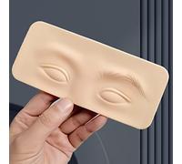 Peau d'entraînement au tatouage, tatouage 3D en silicone et sourcils, entraînement du maquillage des yeux, peau pour débutants et artistes expérimentés, couleur de peau