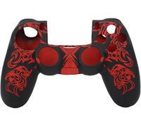Peau Manette Ps4, Coque Souple Caoutchouc Silicone Étui Protection Anti Dérapant Housse Jeu San Fil Ps4 Skin Cover Jeux Compatible Contrôleur Couverture Case Glissement Transfert Eau Résistant