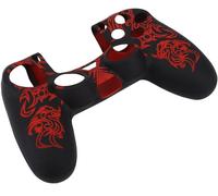 Peau Manette Ps4,Coque Souple Caoutchouc Silicone Étui Protection Anti Dérapant Housse Jeu San Fil Ps4 Skin Cover Jeux Compatible Contrôleur Couverture Case Glissement Transfert Eau Résistant