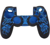 Peau Manette Ps4, Coque Souple Caoutchouc Silicone Étui Protection Anti Dérapant Housse Jeu San Fil Ps4 Skin Cover Jeux Compatible Contrôleur Couverture Case Glissement Transfert Eau Résistant