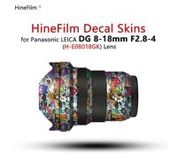 Peau personnalisée pour LEICA DG 8-18 F2.8-4.0 autocollant de couverture d'objectif 8 18 peau de décalcomanie pour Panasonic 8-18mm F2.8-4.0 autocollant d'emballage Turquoise