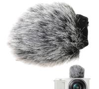 Peau pour microphone d'appareil photo - Pare-brise pour microphone de caméra, pare-brise pour microphone à fiche | Housse pour microphone pour pare-brise en cuir | Pare-brise pour microphone de caméra