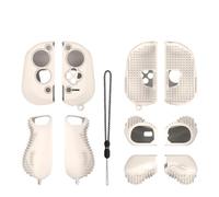 Peau pour SCUF Nomad Gamepad, housse en silicone pour poignée, housse de protection pour poignée avec dragonne (Blanc clair)