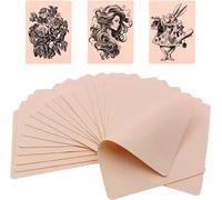 Peau Synthétique Tatouage 10pcs - Fausse Peau Tatouage 19 * 14cm Double Face Fausse Peau De Tatouage Pour Débutants Et Artiste
