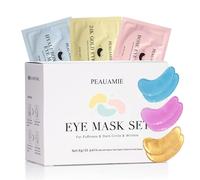 PEAUAMIE Lot de 30 paires de patchs sous les yeux dorés et acide hyaluronique pour les yeux gonflés, masques pour les cernes et les poches