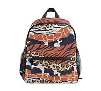 Peaux De Tigre Zèbre Léopard À Imprimé Mixte Sac à Dos Enfant Sac d'École Maternelle Préscolaire Étudiant Scolaire Cartable pour Les d'Âge de La Âgés de 2 à 7 Ans Garçons Filles