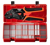 PEBA Pince à Sertir, 22 types JST-SH 1,0 mm/GH 1,25 mm/ZH 1,5 mm, pinces à sertir 0,03-0,34 mm² pour borne de broche de pas de 1,0 mm-2,0 mm | Micro connecteur à cliquet broches à sertir connecteurs