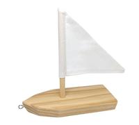 Pebaro 474 - Kit de construction en bois - Jolle - Bateau à assembler et à peindre - Bricolage avec bois - Idée cadeau pour enfants - Beige