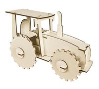 Pebaro 851/1 L - Kit de Construction en Bois - Tracteur découpé au Laser - Puzzle 3D - Puzzle en Bois