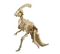 Pebaro 856/4 Parasaurolophus Puzzle 3D Dinosaure Kit de modélisme Bricolage en Bois Puzzle en Bois Kit de Bricolage Plaque en Bois prédécoupée Déroulement à emboîter Prêt Idée Cadeau