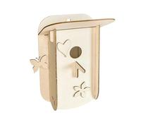 Pebaro 878L - Kit de Construction en Bois - Nichoir découpé au Laser - Puzzle 3D - Puzzle en Bois